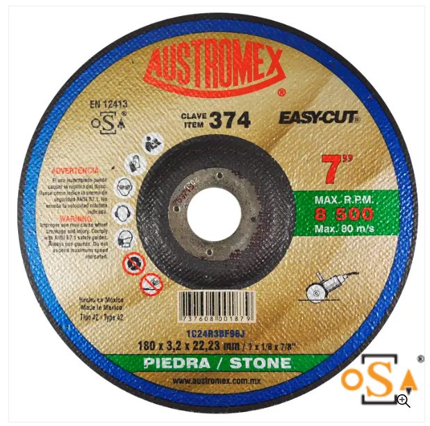 Clave 374 — 180X3.2X22.23 1C24R3BF96J
