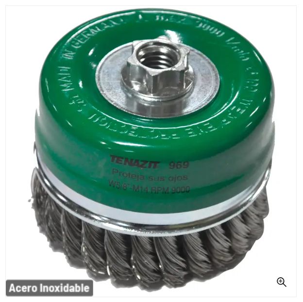 Clave 969 — 100x0.508xMR INOX. C.COPA TRENZADO #