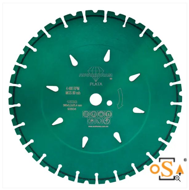 Clave 1538 — 350x3.2x25.4 VERDE-PLATA