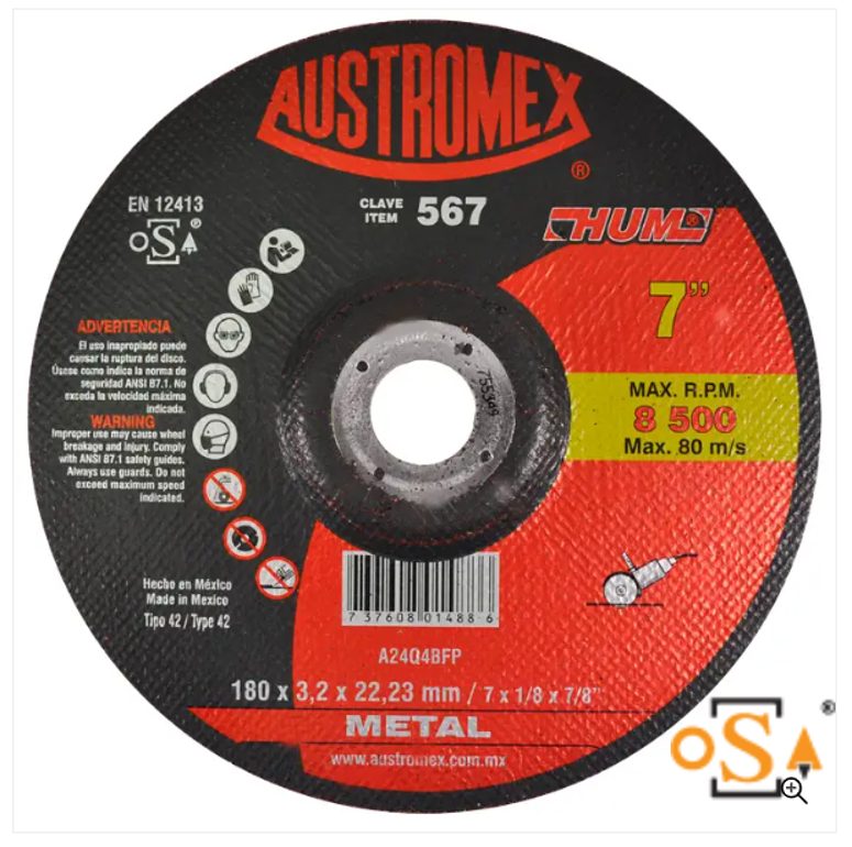 Clave 567 — 180X3.2X22.23 A24Q4BFP