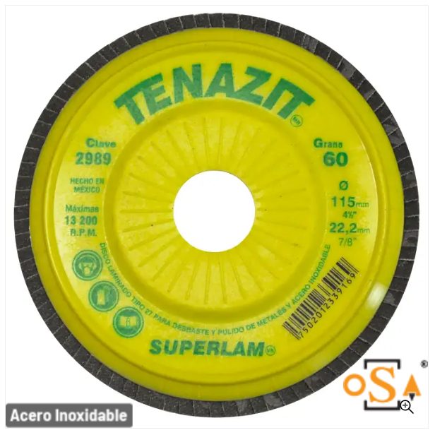 Clave 2989 — 115 X 22.23 SUPERLAM Z60