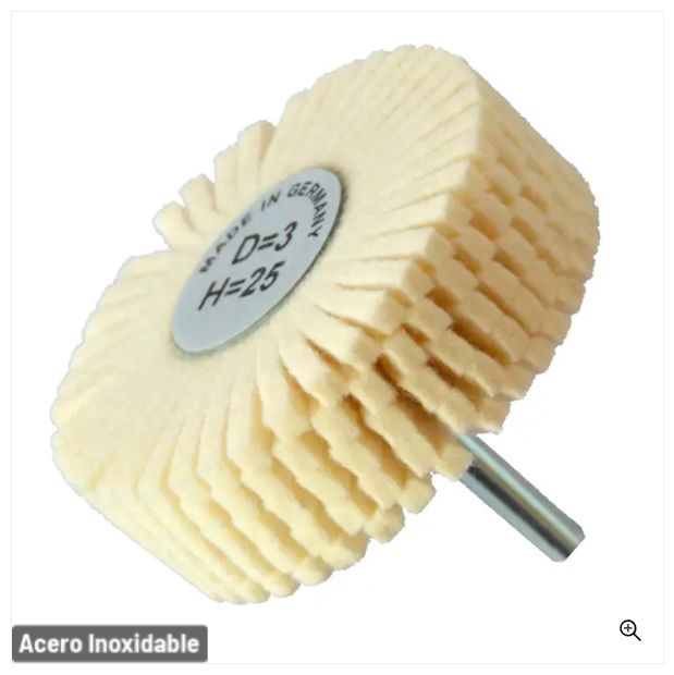 Clave 2302 — 75x25x6.4 CEPILLO FLAP FELPA D3H25 #
