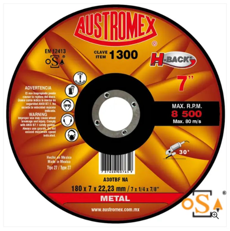 Clave 1300 — 180X7X22.23 A30TBF NA