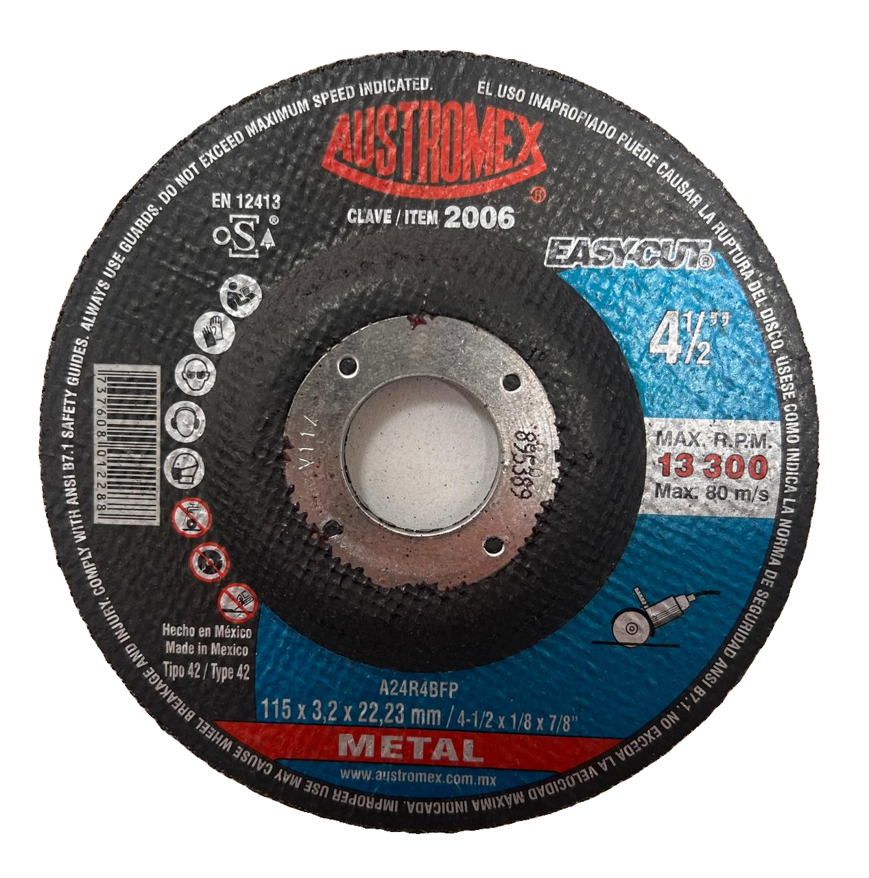 Austromex Easy Cut Clave 2006 — 4½" x 1/8" x 7/8"