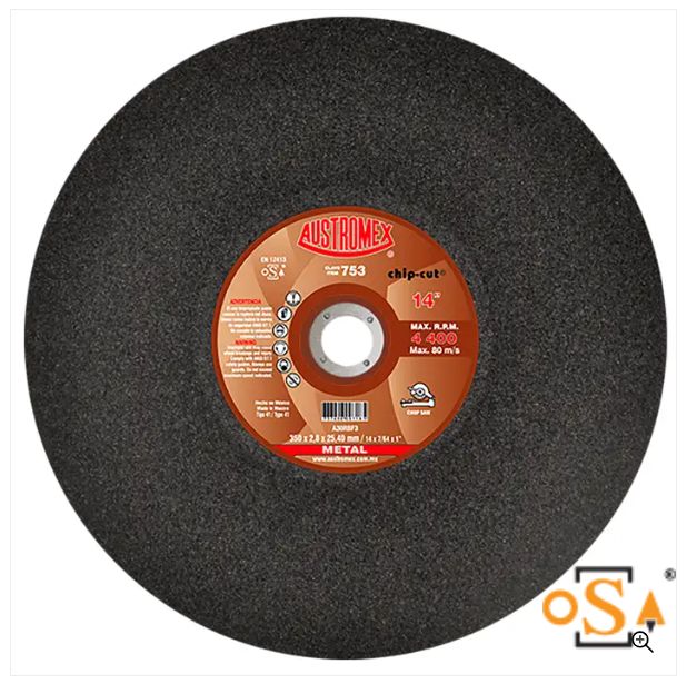 Clave 753 — 350X2.8X25.40 A30RBF3