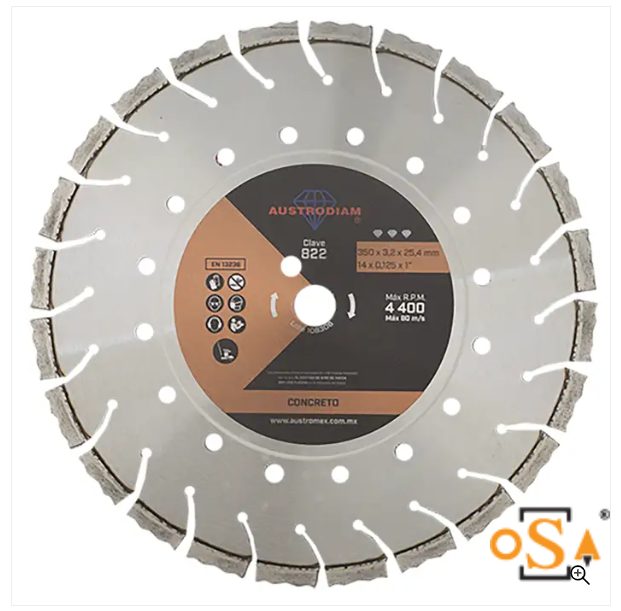 Clave 822 — 350x3.2x25.4 NARANJA ORO