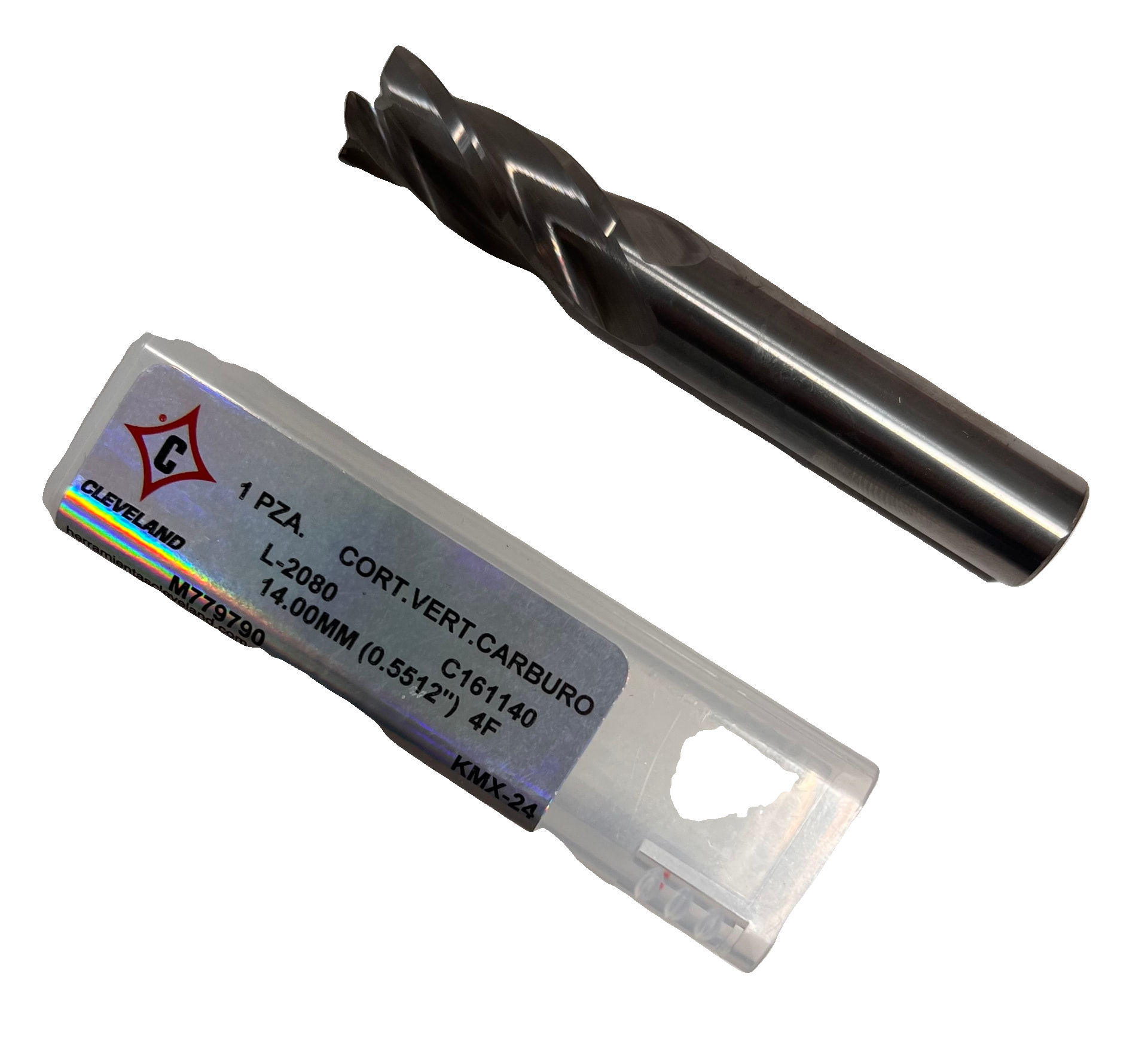Cleveland CORT.VERT.CARBURO L-2080 — 14.00 mm 4F KMX-24
