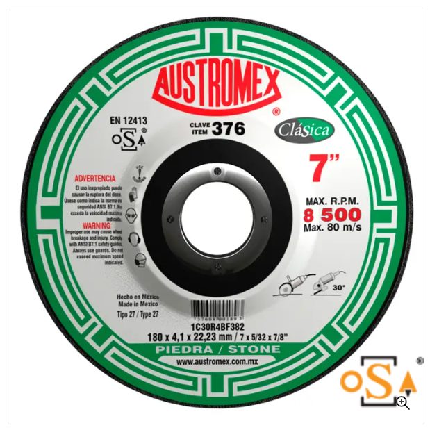 Clave 376 — 180 x 4.1 x 22.23 1C30R4BF382