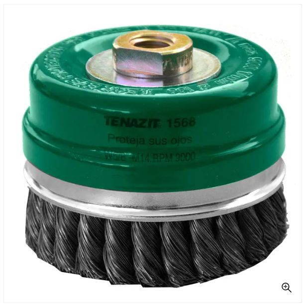 Clave 1568 — 100x0.356xMR COPA TRENZADO CARBON#