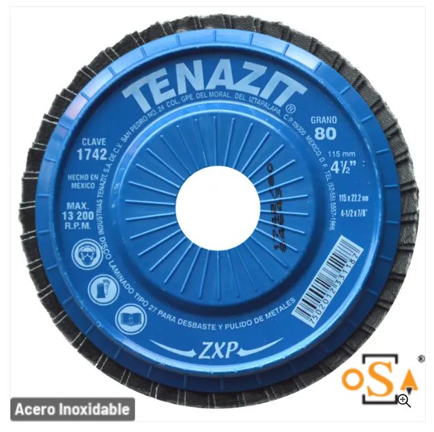 Clave 1742 — 115X22.2 TENAZIT ZXP-80