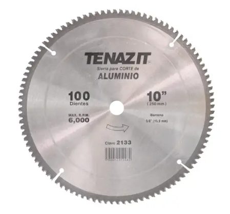 Clave 2133 — 250X2.8X15.9 100 DIENTES ALUMINIO #