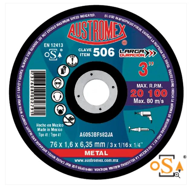 Clave 506 — 76X1.6X6.35 A60S3BF582JA