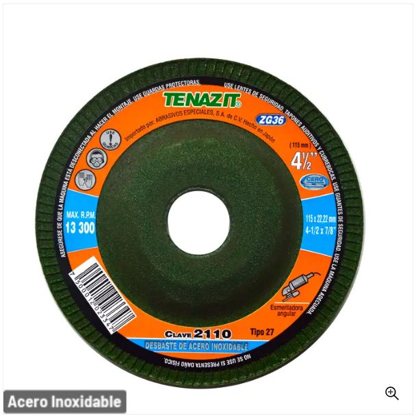 Clave 2110 — 115 x 22.22 ZG36 #