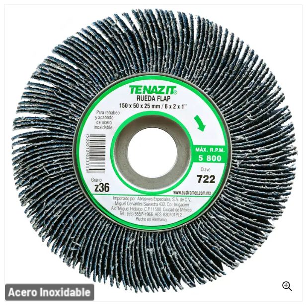 Clave 722 — 150 x 50 x 25 Z36 #
