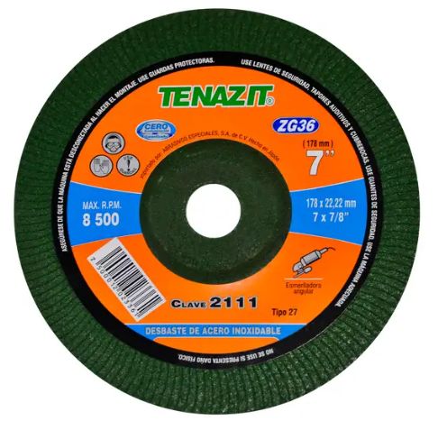 Clave 2111 — 178 x 22.22 ZG36 #