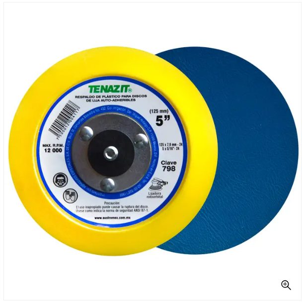 Clave 798 — 125x7.9-24 RESPALDO AUTOADHERIBLE S/HOYOS#