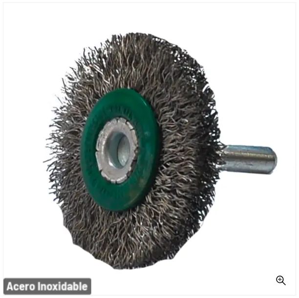 Clave 1649 — 50x0.30x6.4 INOX. ONDULADO C/VASTAGO #