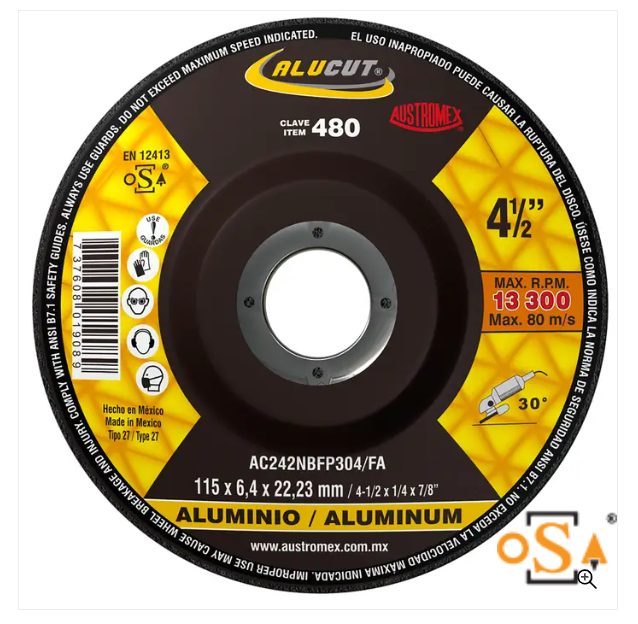 Clave 480 — 115x6.4x22.23 AC242NBFP304/FA