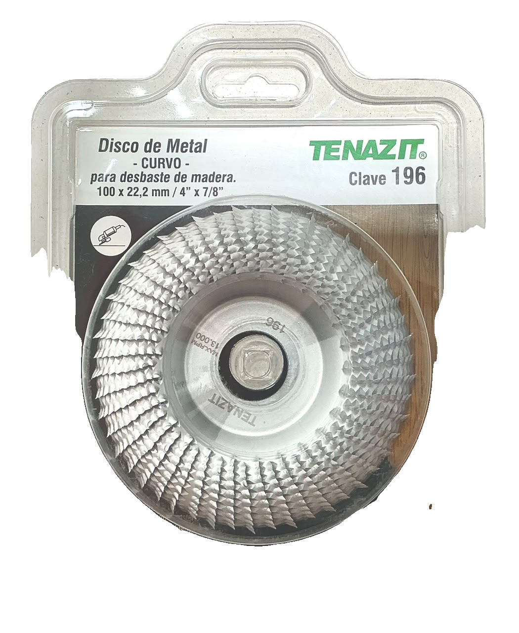 Tenazit Clave 196 Curvo — 4" x 7/8"