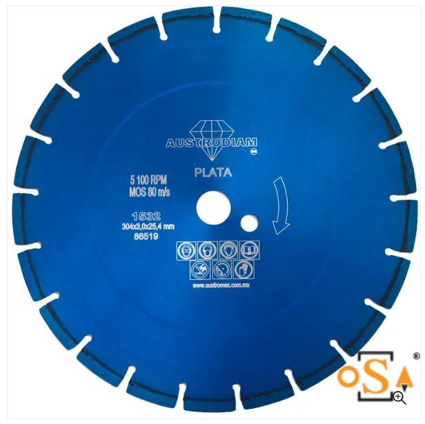 Clave 1532 — 304 x 3.0 x 25.4 AZUL-BRONCE