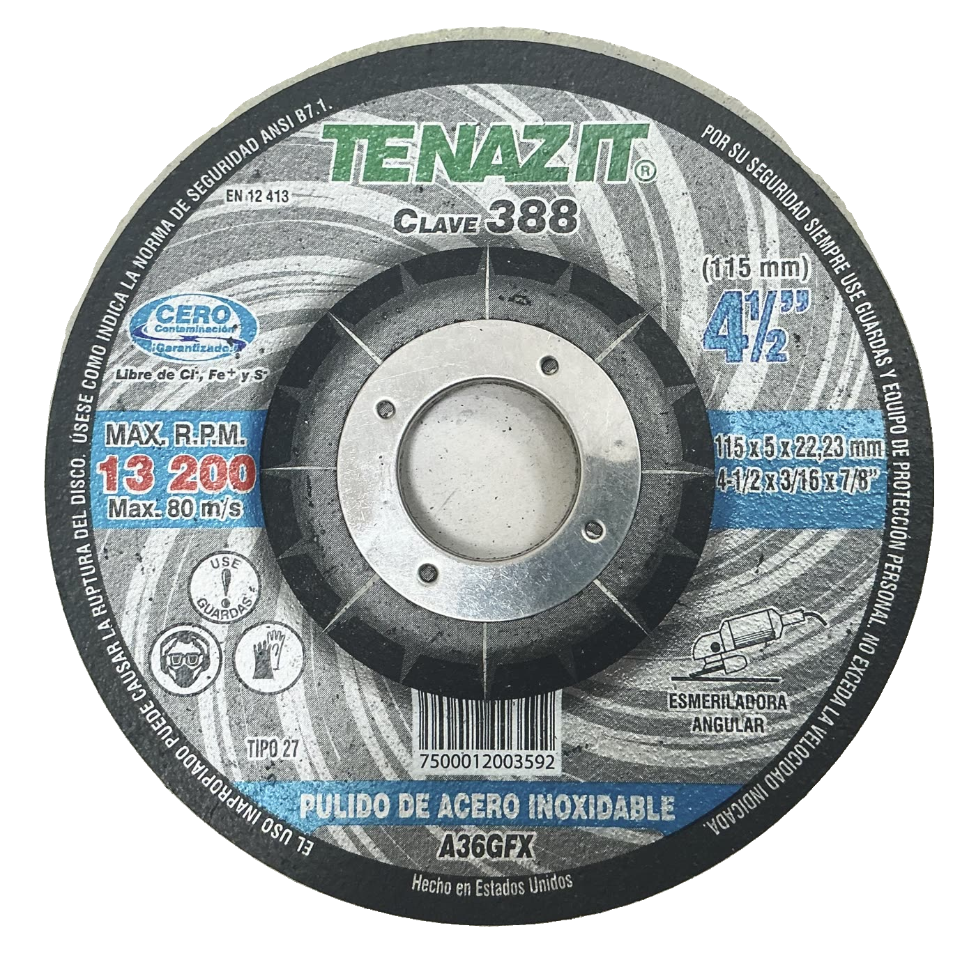 Tenazit Clave 388 — 4½" x 3/16" x 7/8"