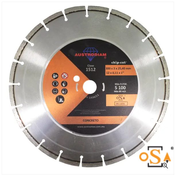 Clave 1512 — 300 x 3.0 x 25.4 NARANJA-CHIP CUT