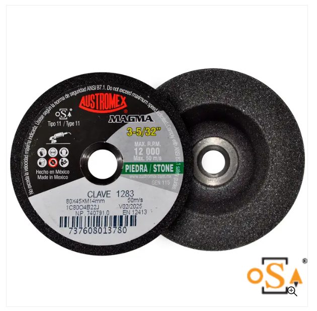 Clave 1283 — 80X45XM14-2 1C80O4B22J