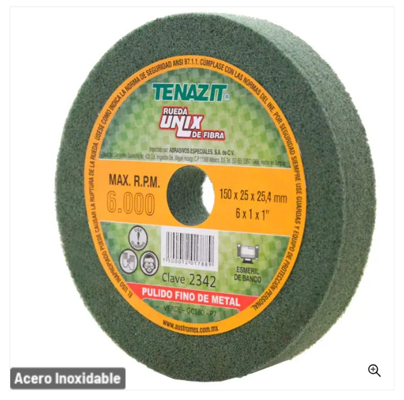 Clave 2342 — 150x25x25.4 VERDE-GC180-P7 #