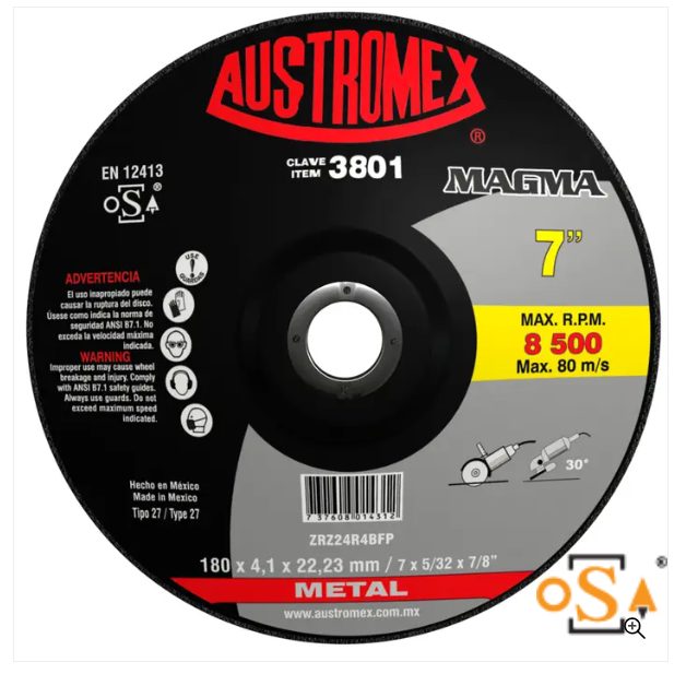 Clave 3801 — 180 x 4.1 x 22.23 ZRZ24R4BFP