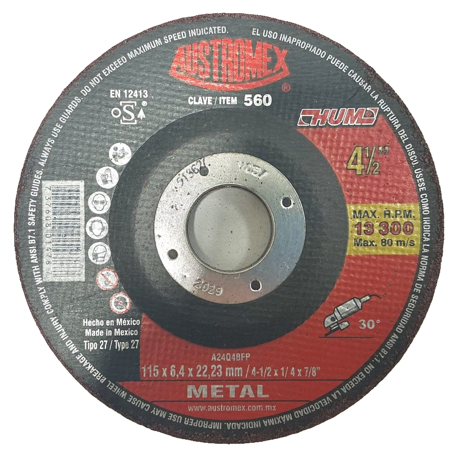 Austromex HUM Clave 560 — 4½" x 1/4" x 7/8"