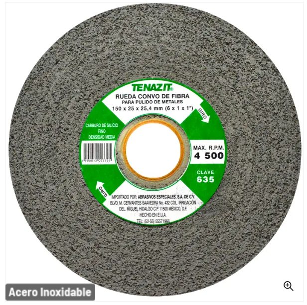 Clave 635 — 150 x 25.4 x 25.4 8S - FINO #