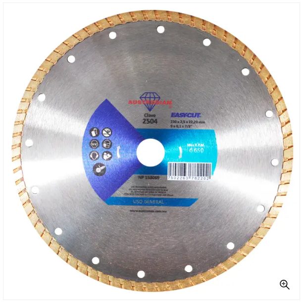 Clave 2504 — 230 x 3.0 x 22.2 EASY CUT