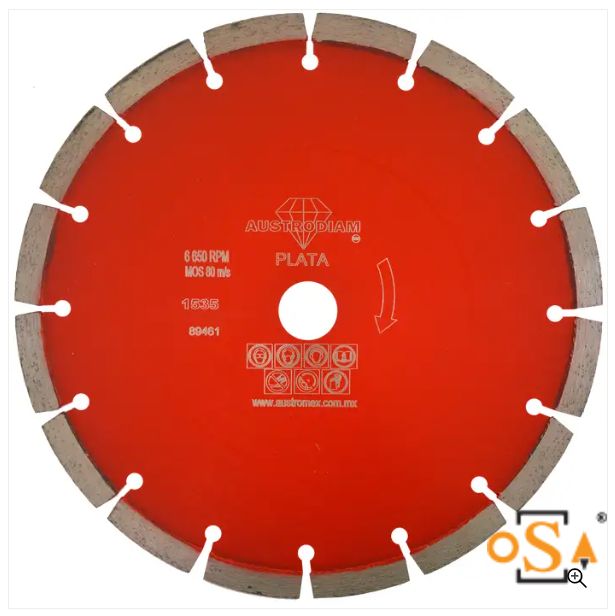 Clave 1535 — 230 x 2.8 x 22.23 ROJO-PLATA