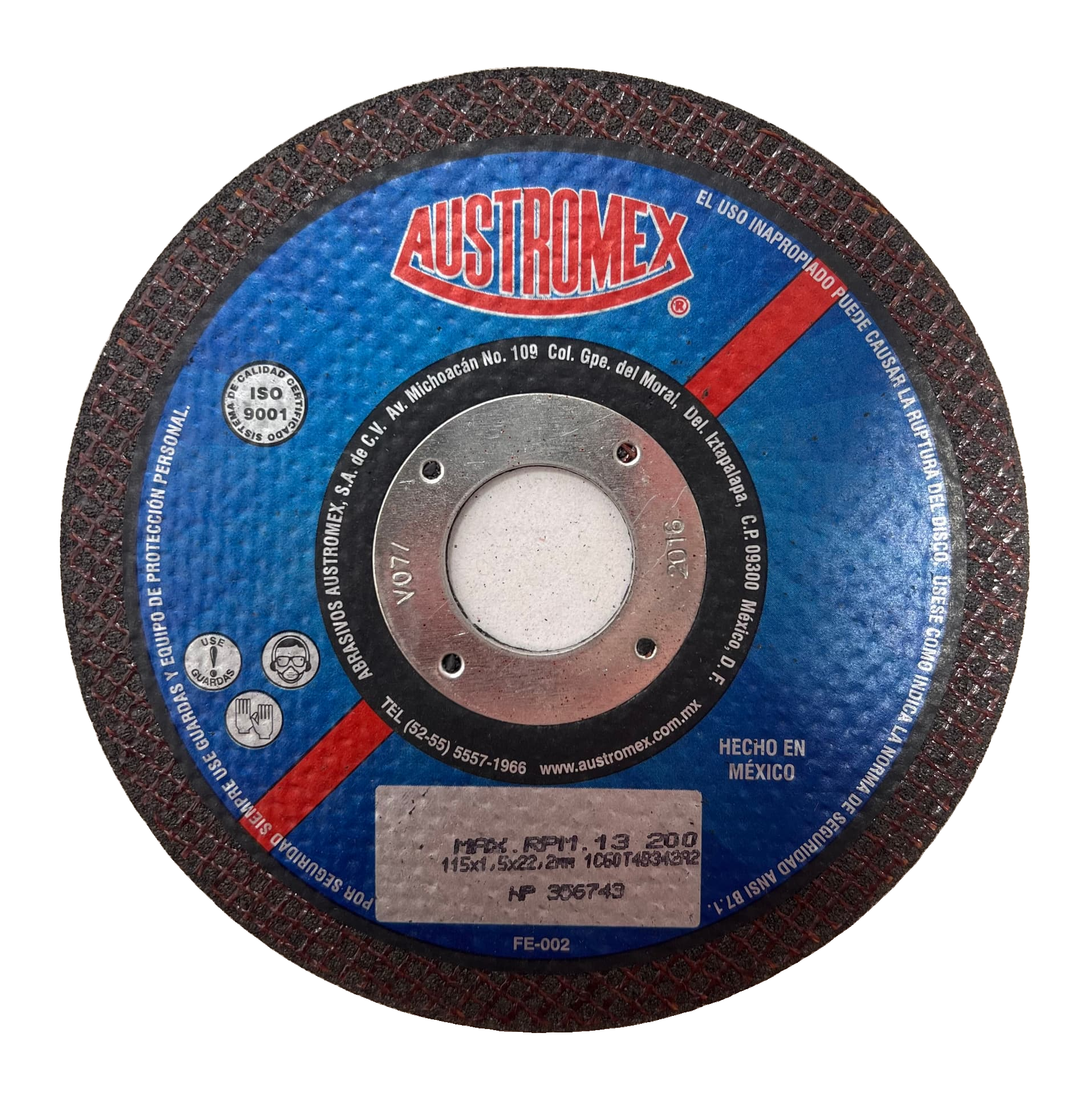 Austromex — 4½" x 1/16" x 7/8"
