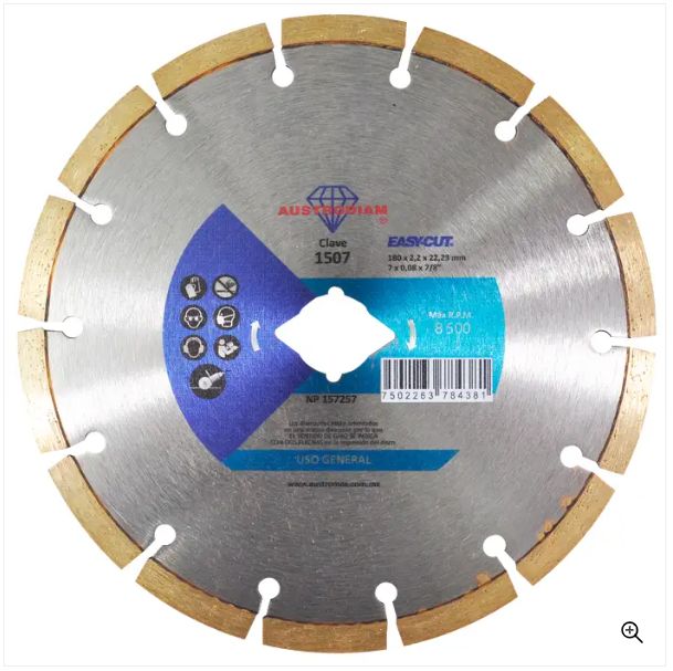 Clave 1507 — 180 x 2.2 x 22.23 EASY-CUT
