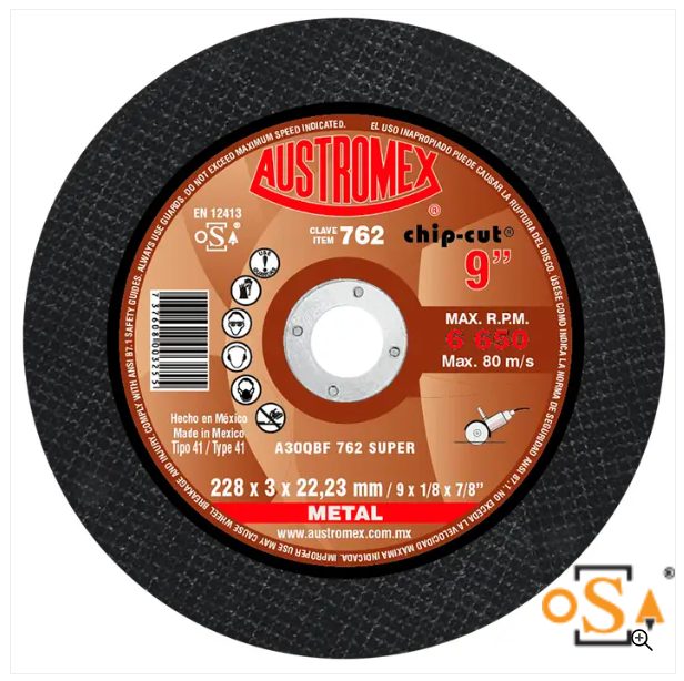 Clave 762 — 230 x 3 x 22.23 A30QBF 762 SUPER