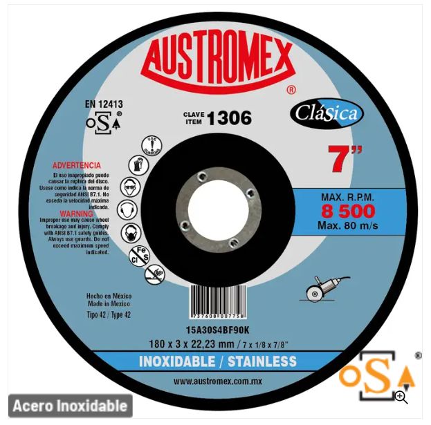 Clave 1306 — 180X3X22.23 15A30S4BF90K