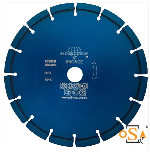 Clave 835 — 230 x 2.8 x 22.23 AZUL-BRONCE