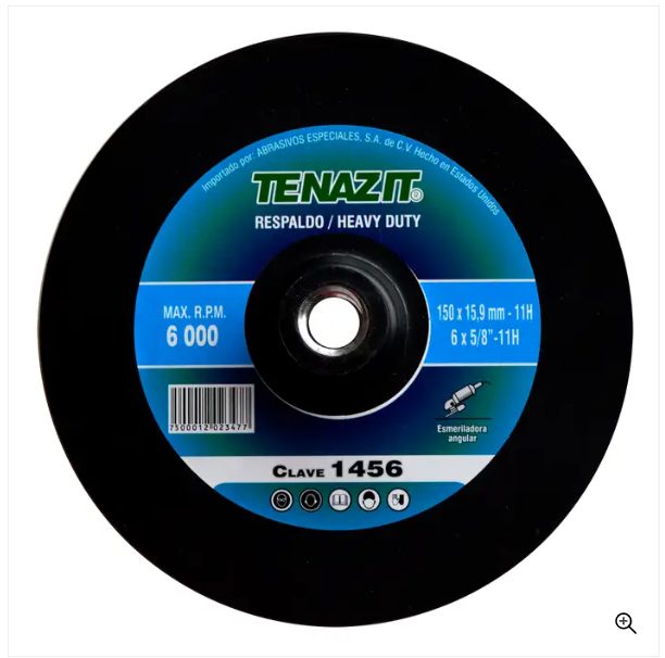Clave 1456 — 150 x 15.9-11 RIGIDO 5/8 UG #