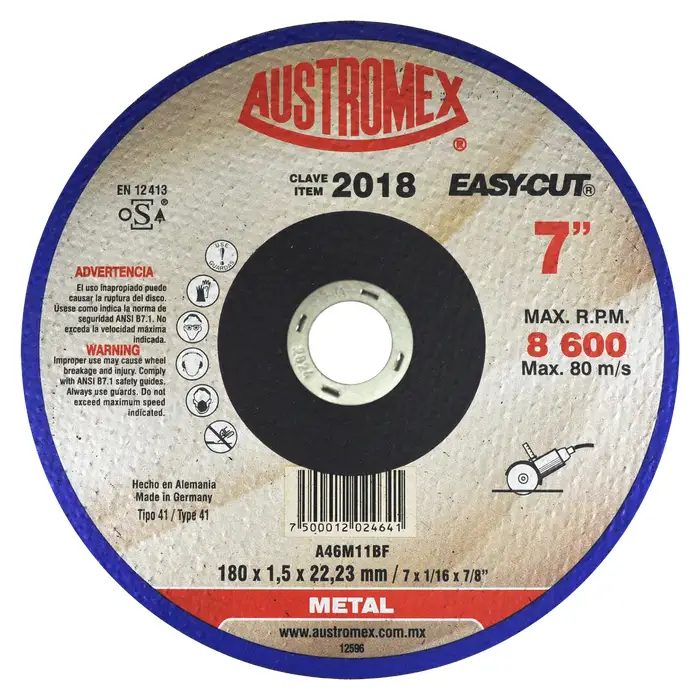 Clave 2018 — 180 x 1.5 x 22.23 A46M11BF #