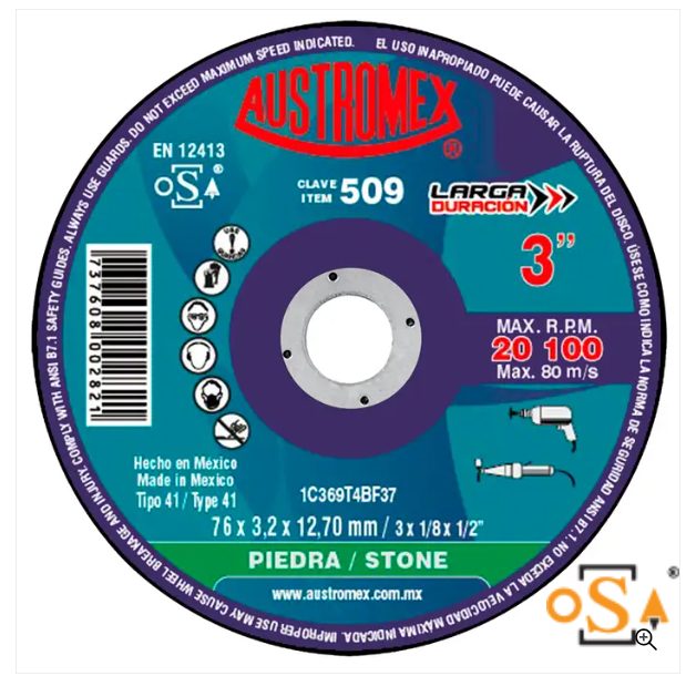 Clave 509 — 76X3.2X12.70 1C369T4BF37