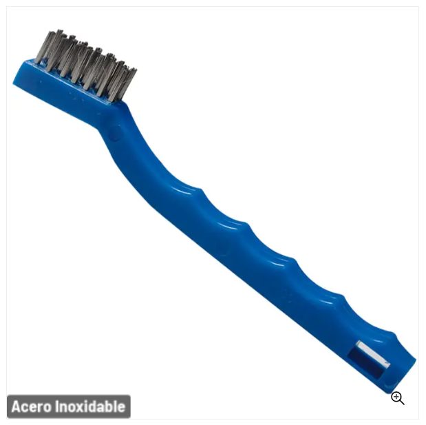 Clave 1588 — 185 x 12.0 INOX. PLµSTICO RASPAR 3 X 7