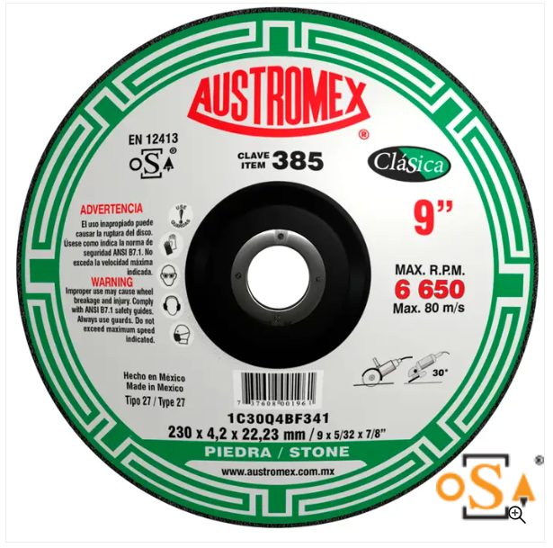 Clave 385 — 230 x 4.2 x 22.23 1C30Q4BF341