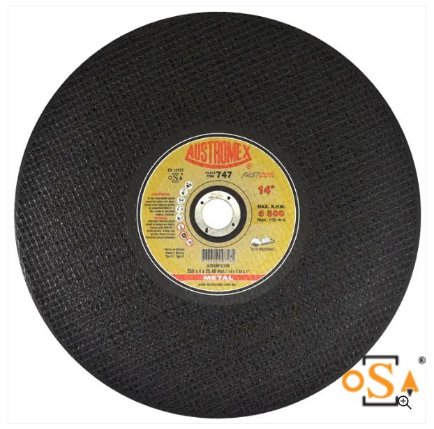 Clave 747 — 350X4X25.40 A30QBF3/100