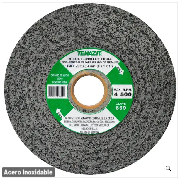 Clave 659 — 150 x 25.4 x 25.4 8A - MEDIO #